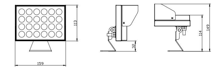 方形投光灯，LED方形投光灯