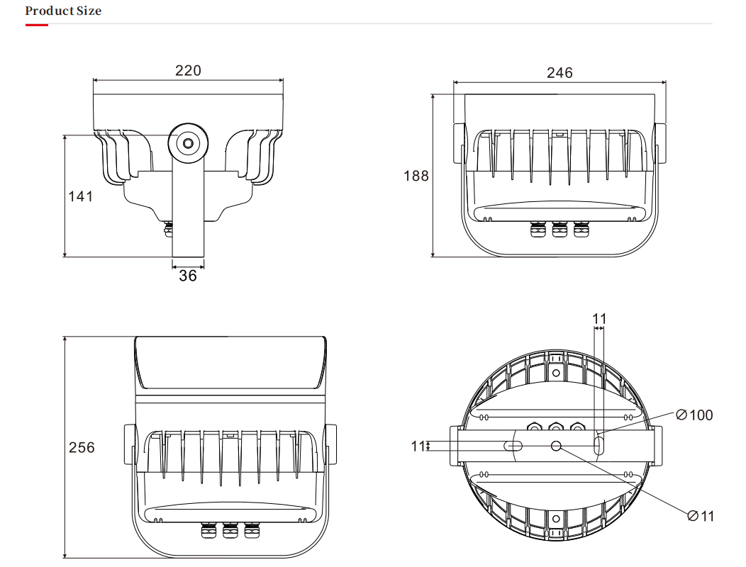 户外防水圆形灯，户外防水圆形灯生产厂家