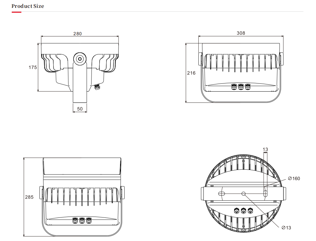 广州圆形投光灯生产厂家，圆形投光灯